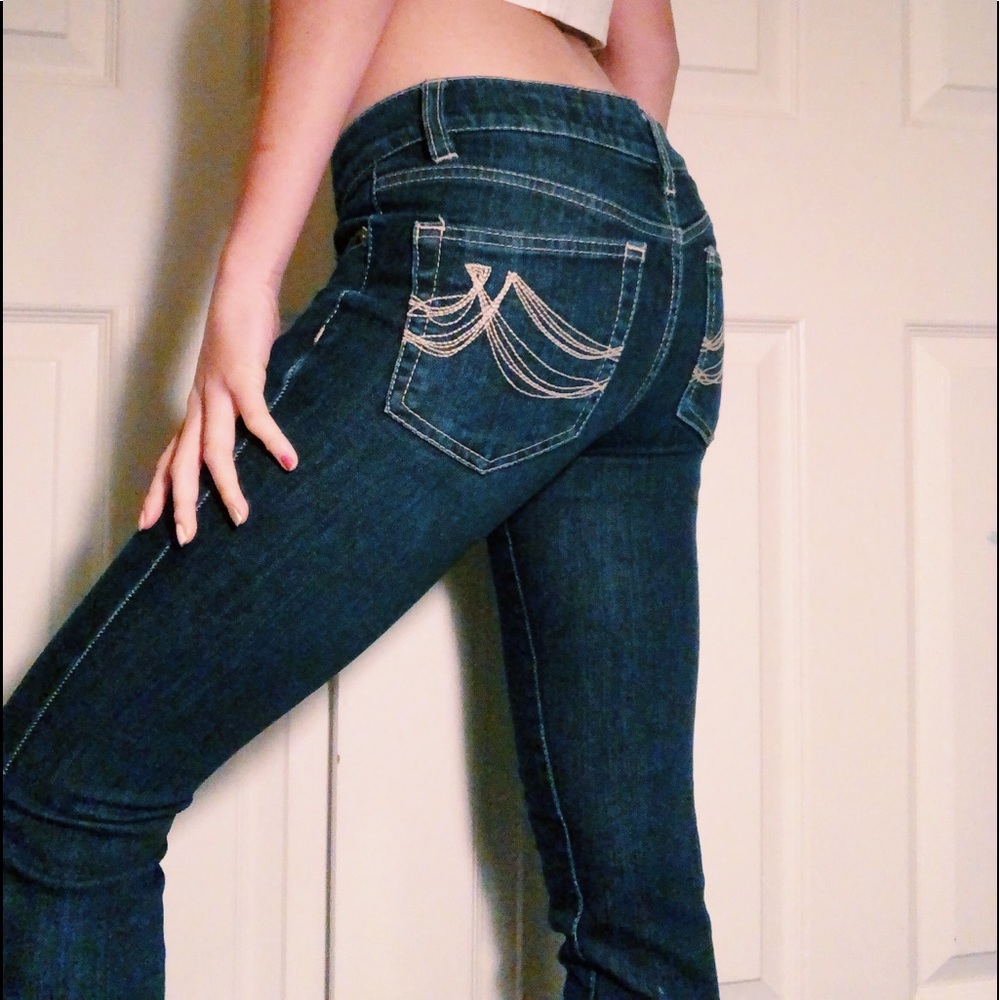 DKNY Y2K DARK SKINNY JEANS 💓🤸‍♀️🌱